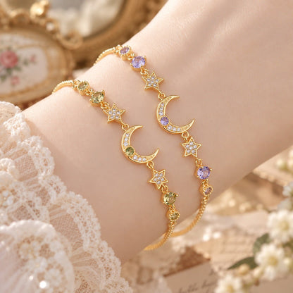Verdant Moonlight Bracelet - Gold Plated - Abbott Atelier