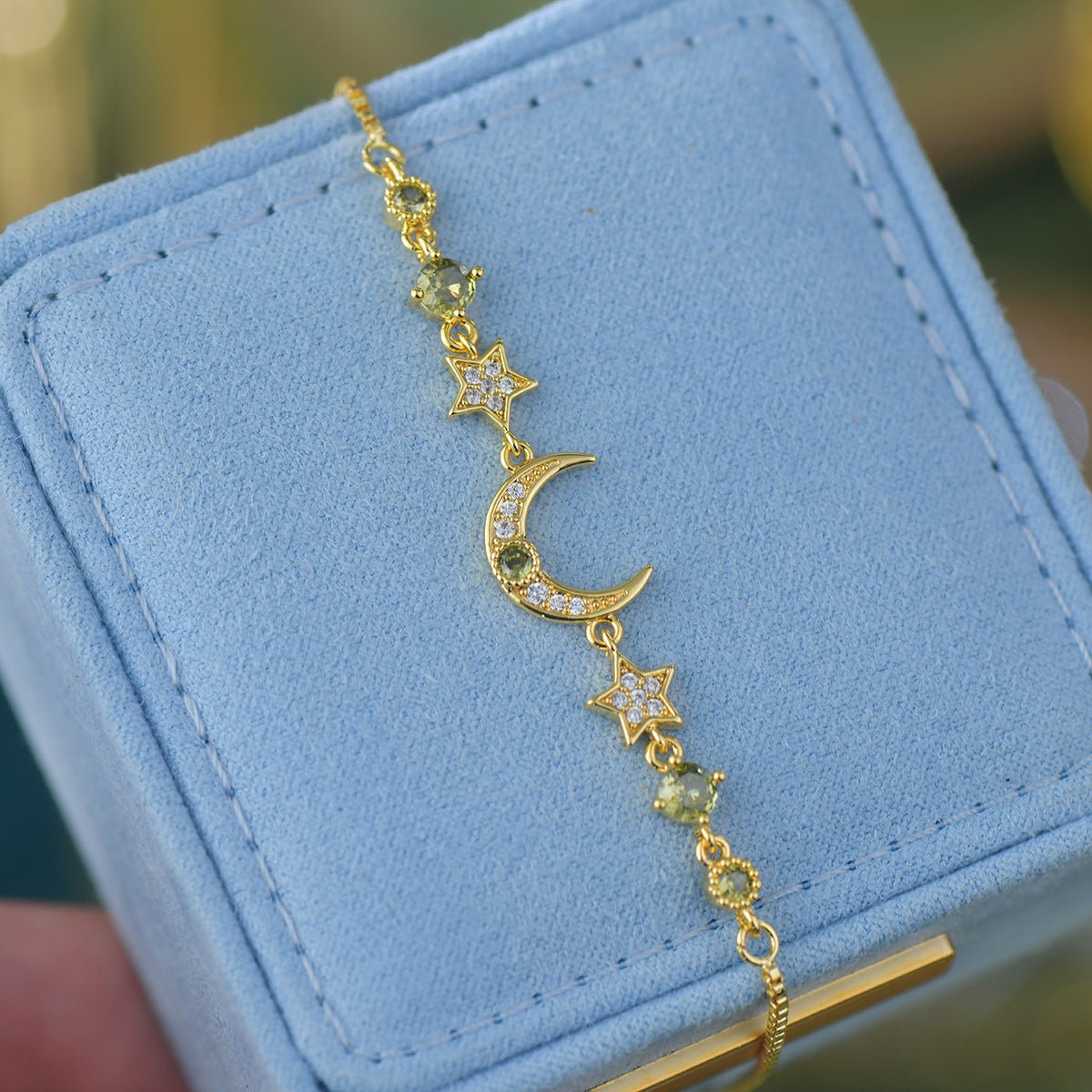 Verdant Moonlight Bracelet - Gold Plated - Abbott Atelier
