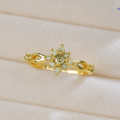 Verdant Sunfleur Ring - Gold-Plated - Abbott Atelier