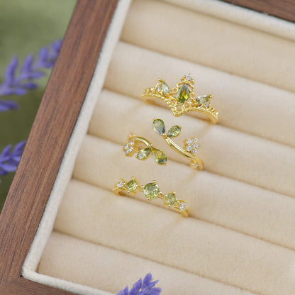 Verdant Tiara Ring - Gold - Plated - Abbott Atelier