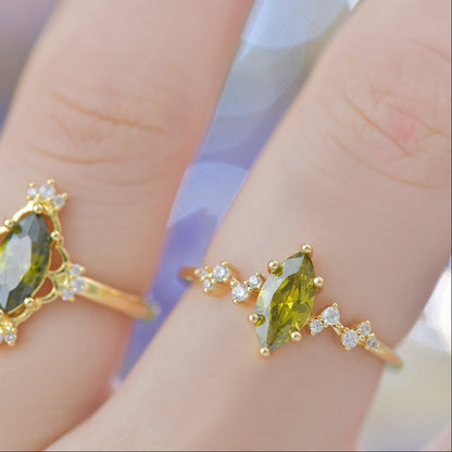 Verde Astra Ring - Gold - Plated - Abbott Atelier