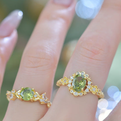 Verde Bloom Ring - Gold - Plated - Abbott Atelier
