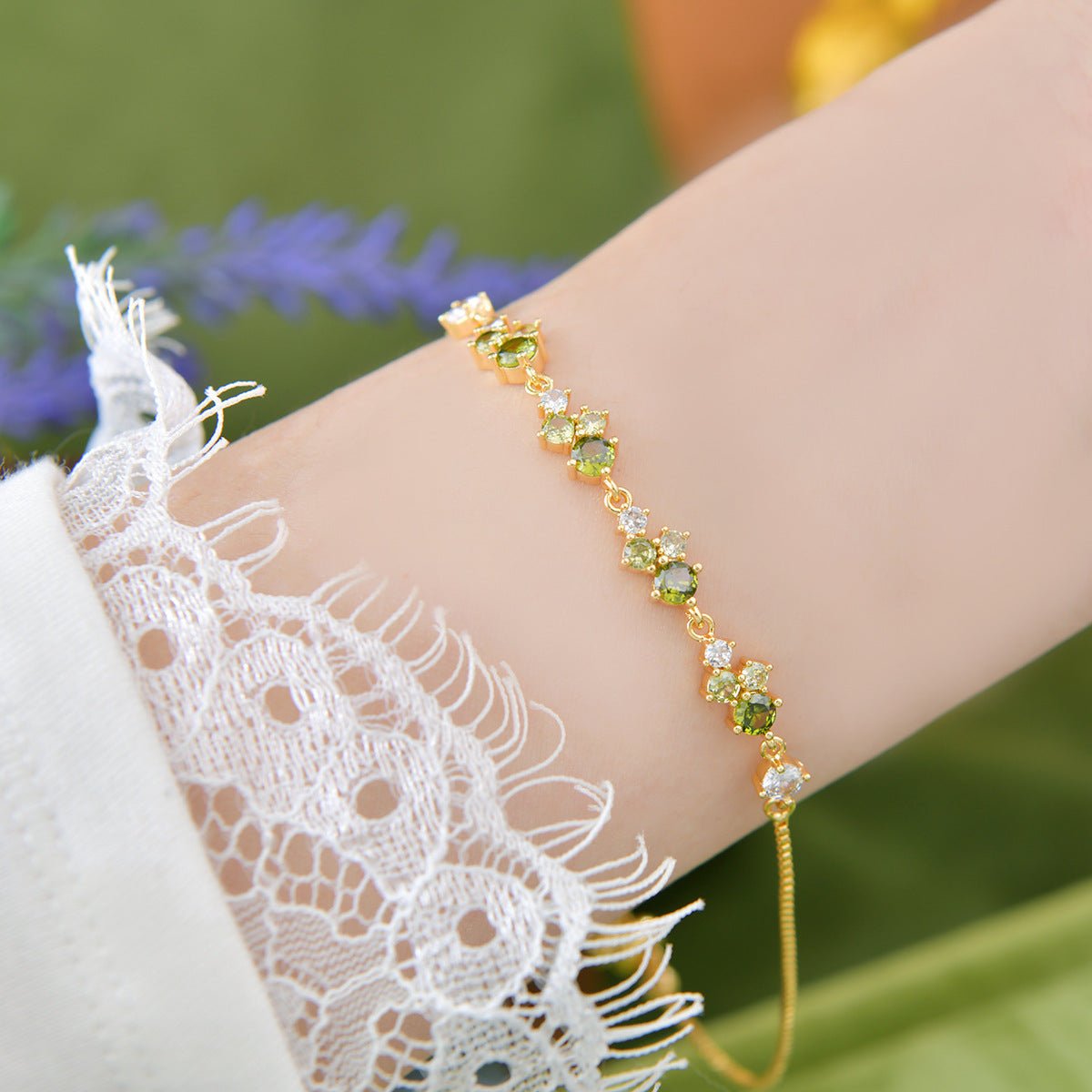 Verde Cascade Bracelet - Gold Plated - Abbott Atelier