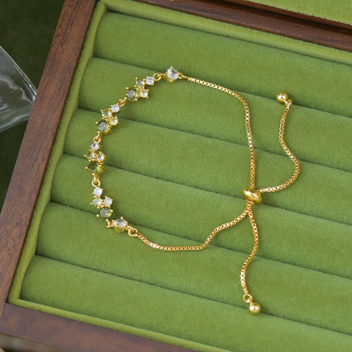 Verde Cascade Bracelet - Gold Plated - Abbott Atelier