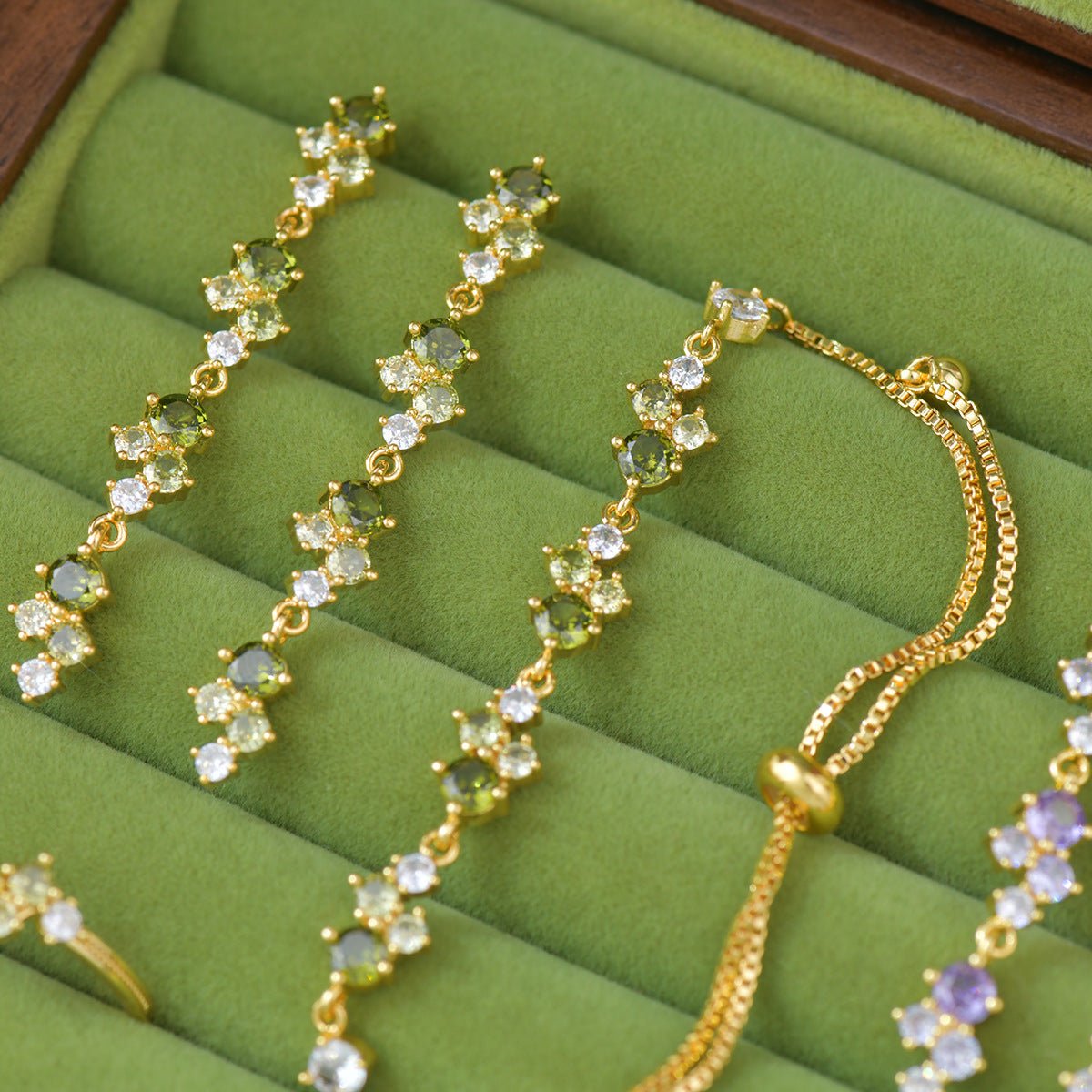 Verde Cascade Bracelet - Gold Plated - Abbott Atelier