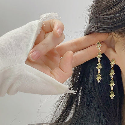 Verde Cascade Earrings - Hypoallergenic - Abbott Atelier