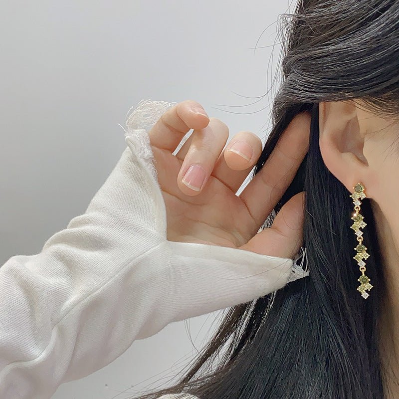 Verde Cascade Earrings - Hypoallergenic - Abbott Atelier