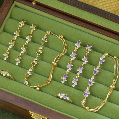 Verde Cascade Earrings - Hypoallergenic - Abbott Atelier