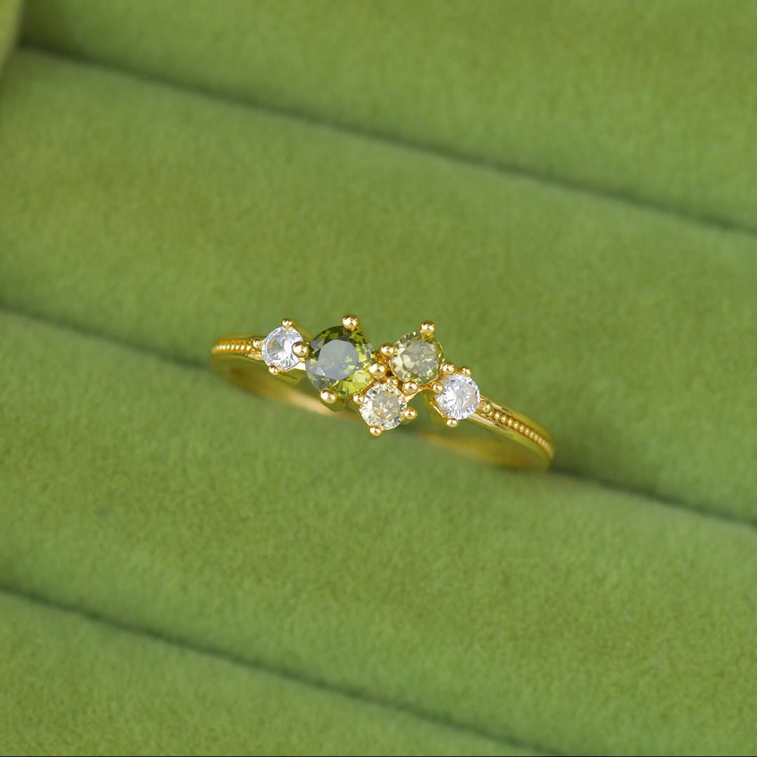 Verde Cascade Ring - Gold - Plated - Abbott Atelier