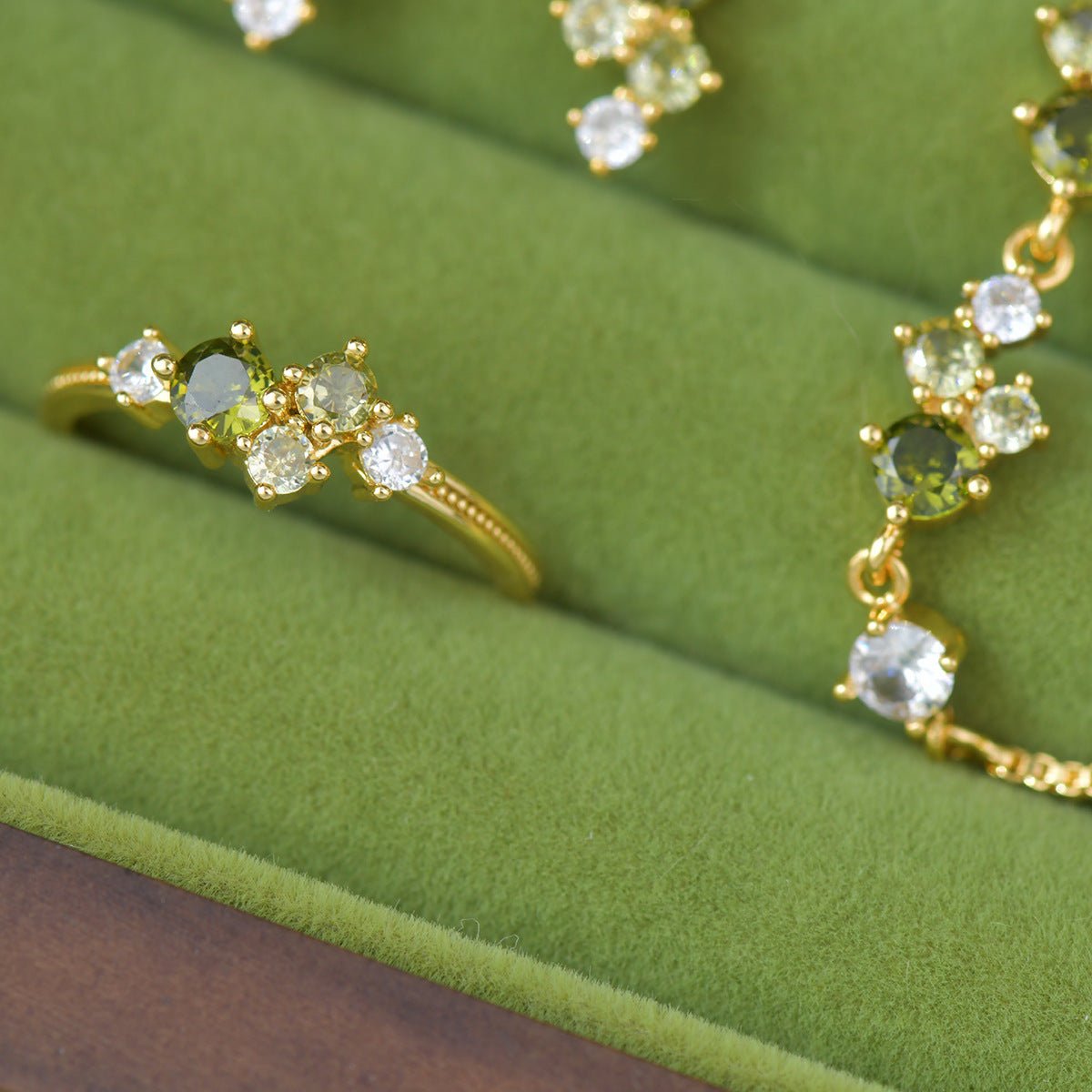 Verde Cascade Ring - Gold - Plated - Abbott Atelier