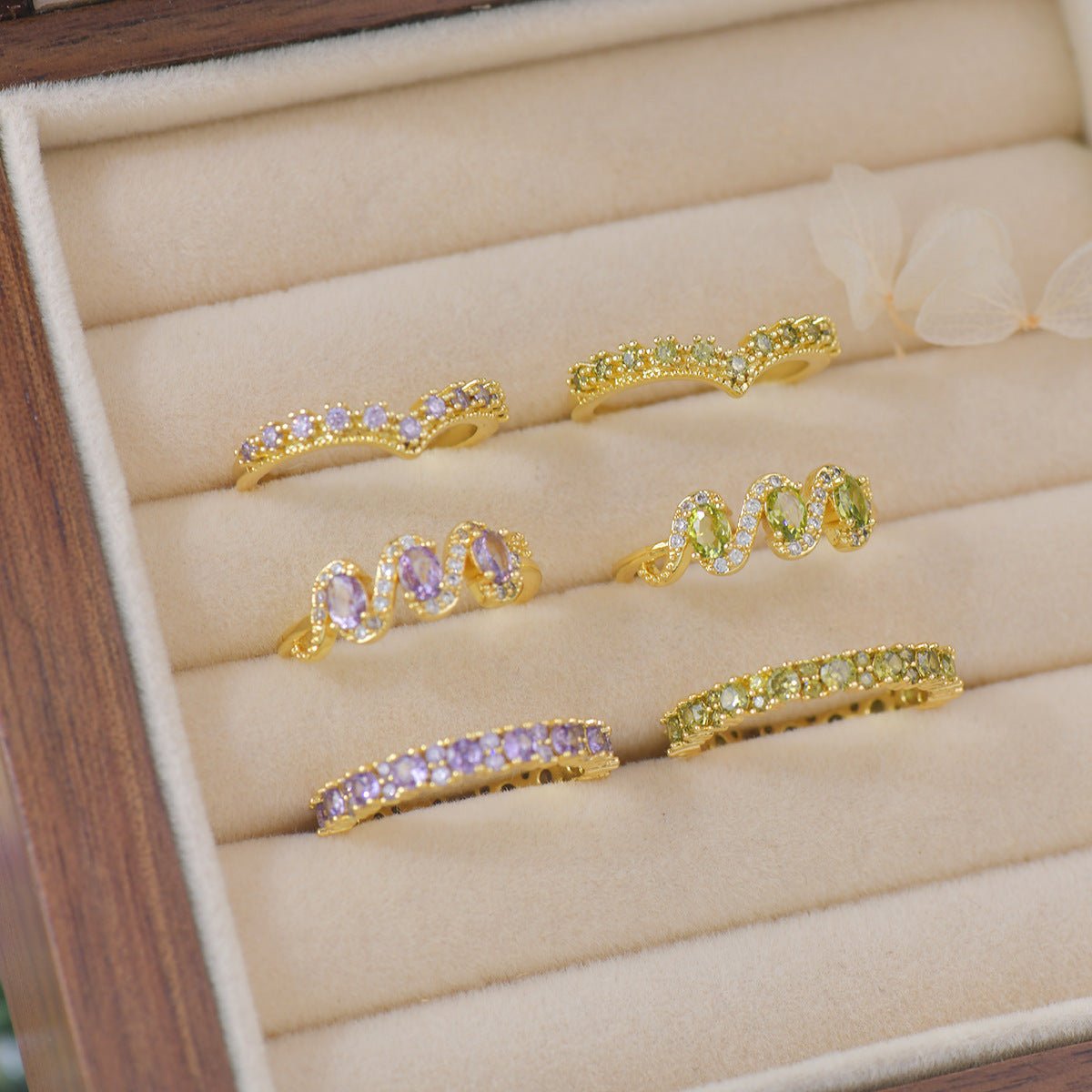 Verde Cécile Ring - Gold - Plated - Abbott Atelier