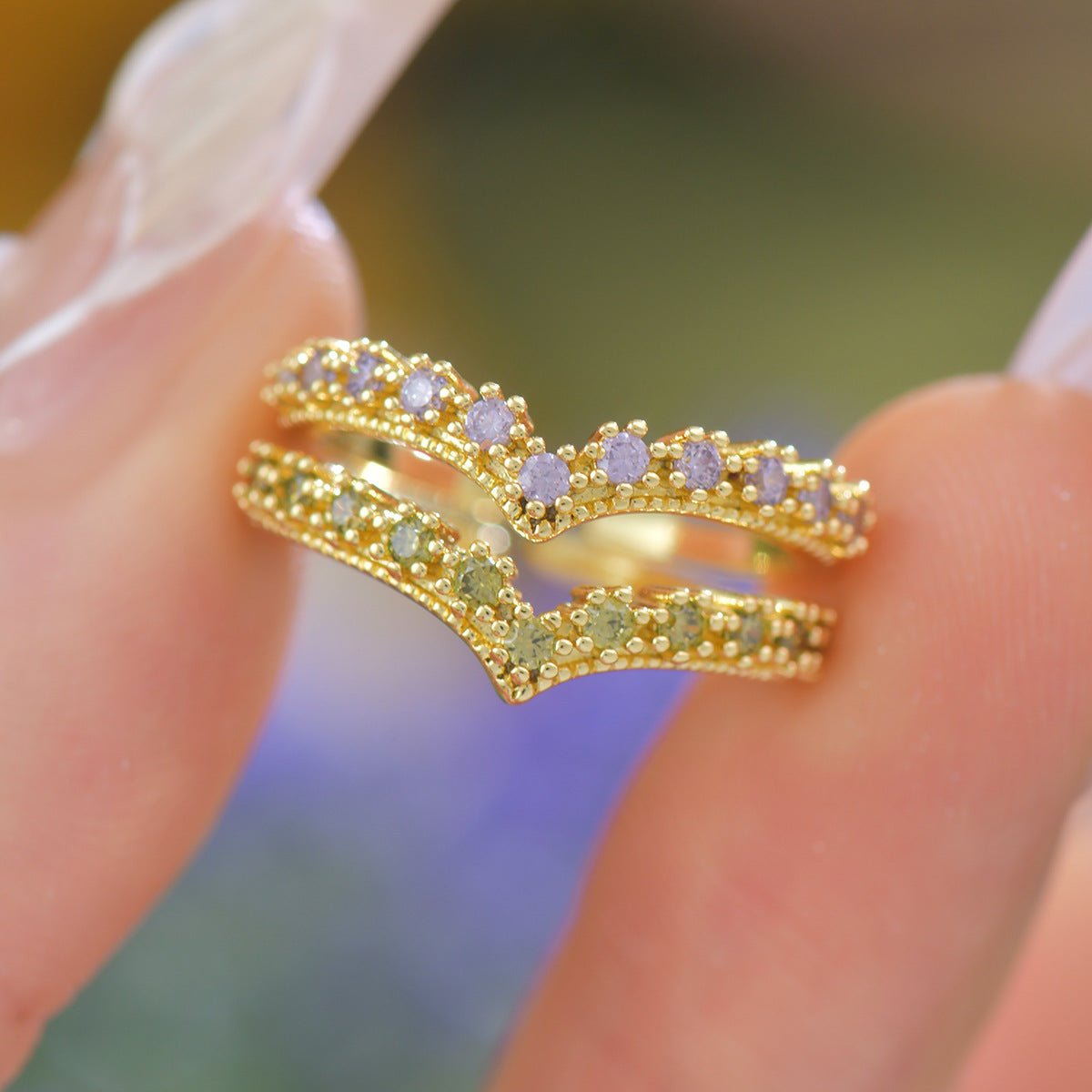 Verde Claudine Ring - Gold - Plated - Abbott Atelier