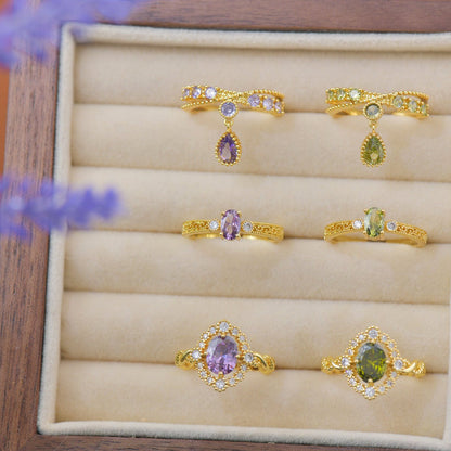 Verde Grace Ring - Gold - Plated - Abbott Atelier