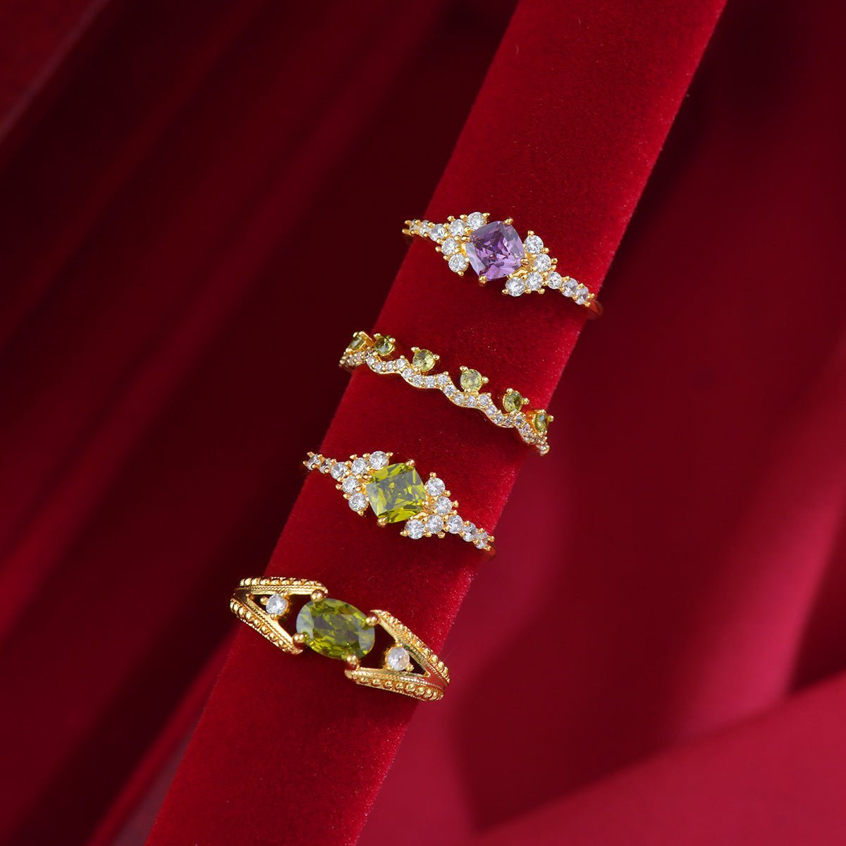 Verde Keepsake Ring - Gold - Plated - Abbott Atelier