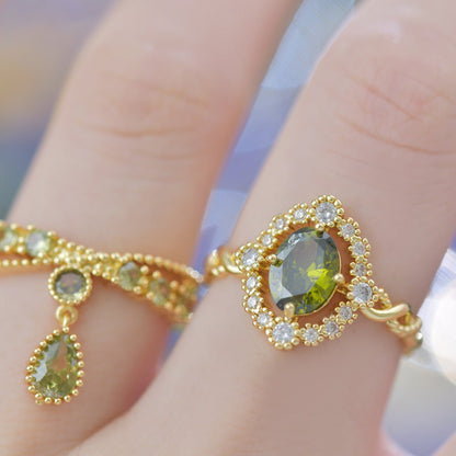 Verde Laurel Ring - Gold - Plated - Abbott Atelier
