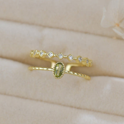 Verde Lullaby Ring - Gold - Plated - Abbott Atelier