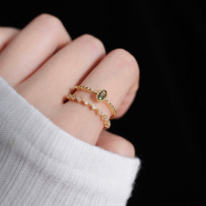 Verde Lullaby Ring - Gold - Plated - Abbott Atelier