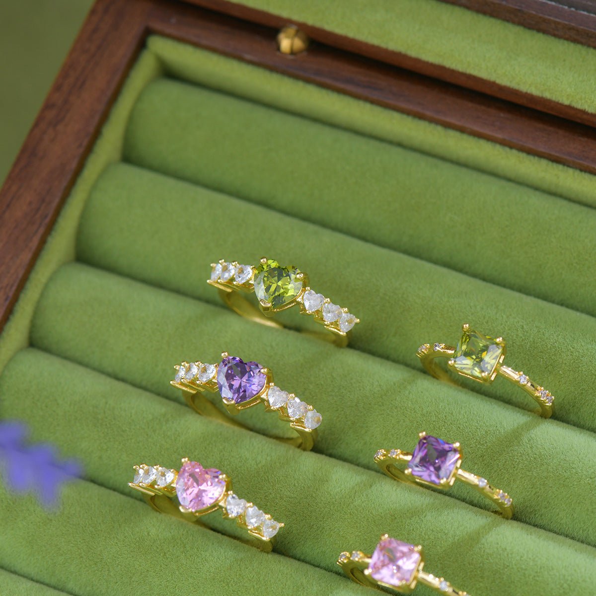 Verde Princess Ring - Gold - Plated - Abbott Atelier