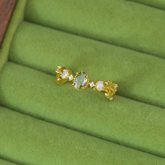 Verte Rocaille Ring - Gold - Plated - Abbott Atelier