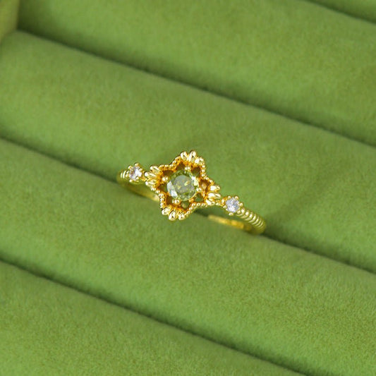Verte Sunflare Ring - Gold - Plated - Abbott Atelier