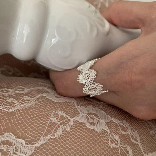 Victorian Lace Ring - Gold - Plated - Abbott Atelier