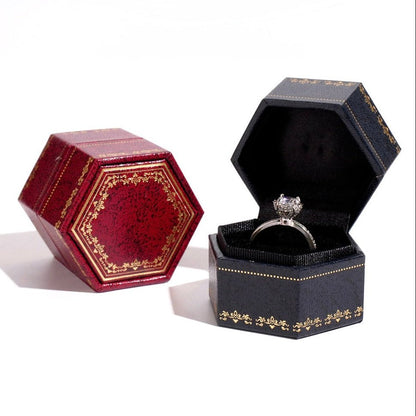 Vintage Ring Box in Imperial Blue - Abbott Atelier - Abbott Atelier