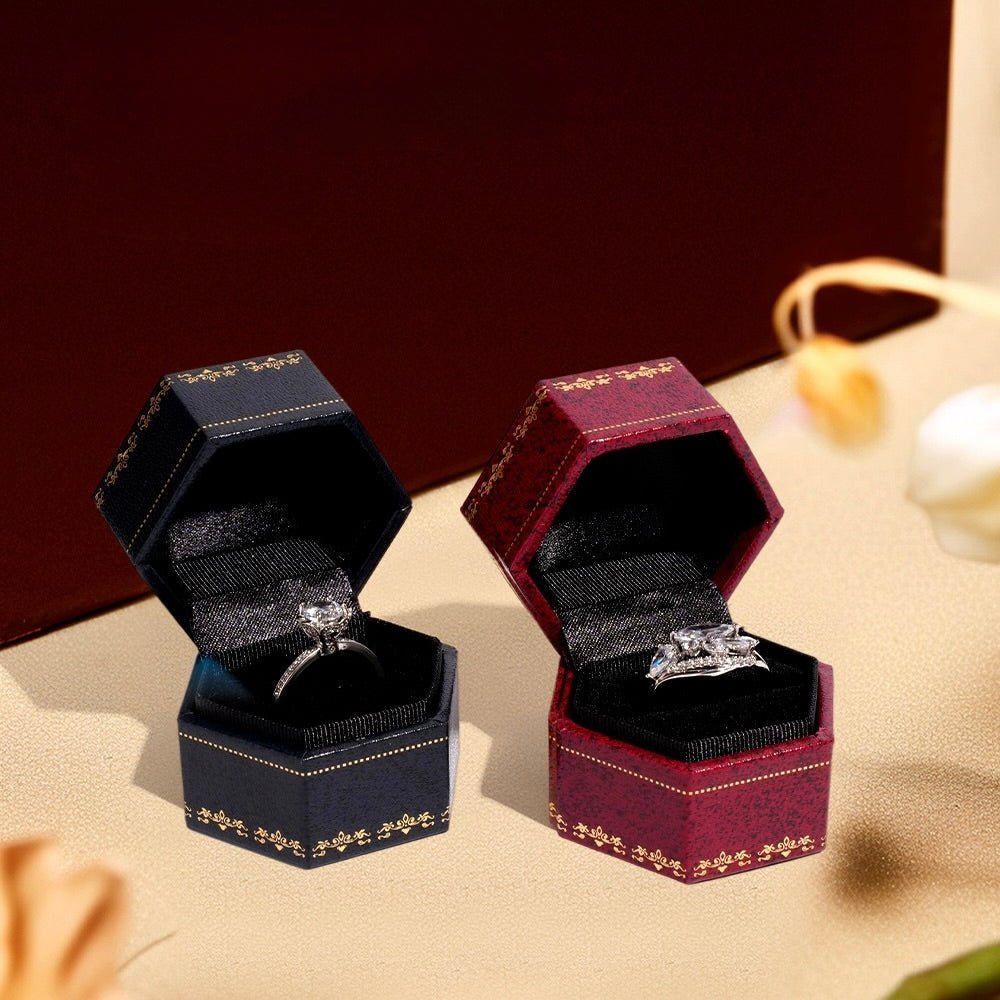 Vintage Ring Box in Imperial Blue - Abbott Atelier - Abbott Atelier