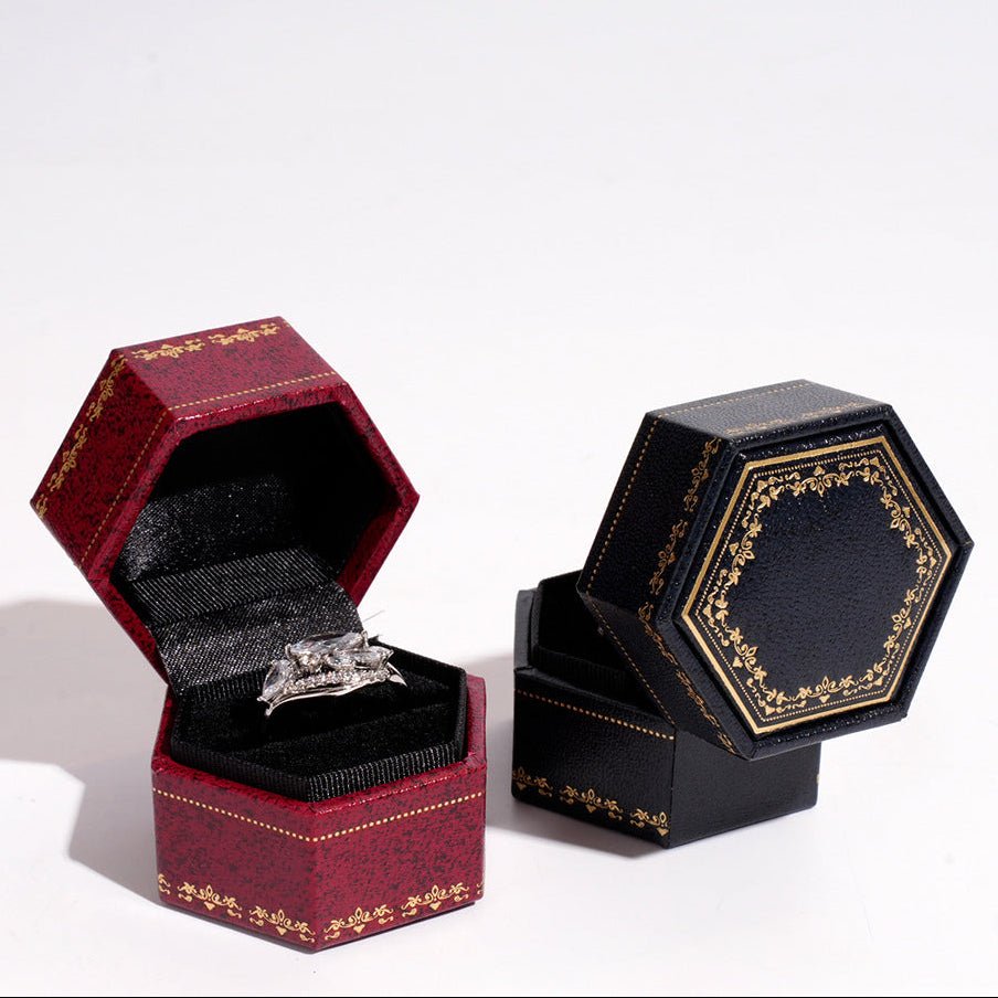 Vintage Ring Box in Imperial Blue - Abbott Atelier - Abbott Atelier