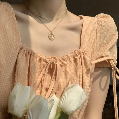 Vintage Tulip Necklace (Solid Silver) - Hypoallergenic - Abbott Atelier