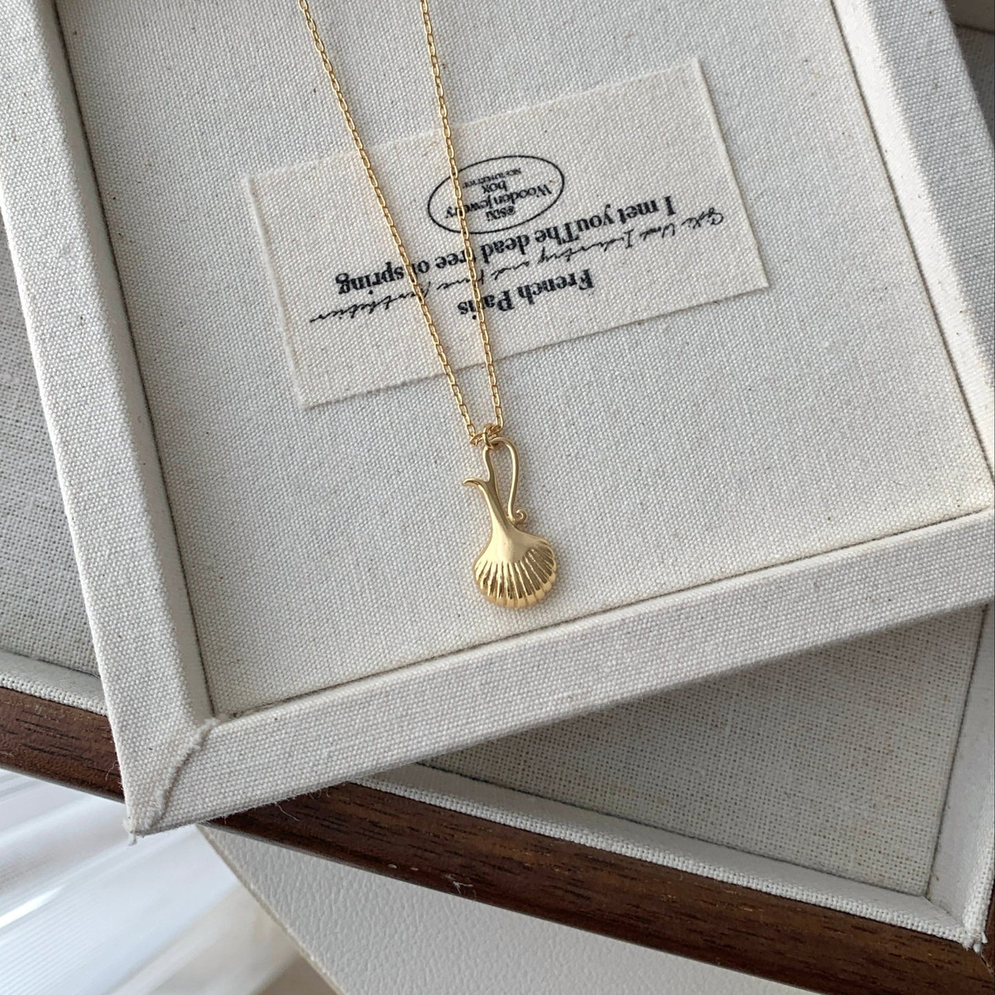 Vintage Vase Necklace - Gold Plated - Abbott Atelier