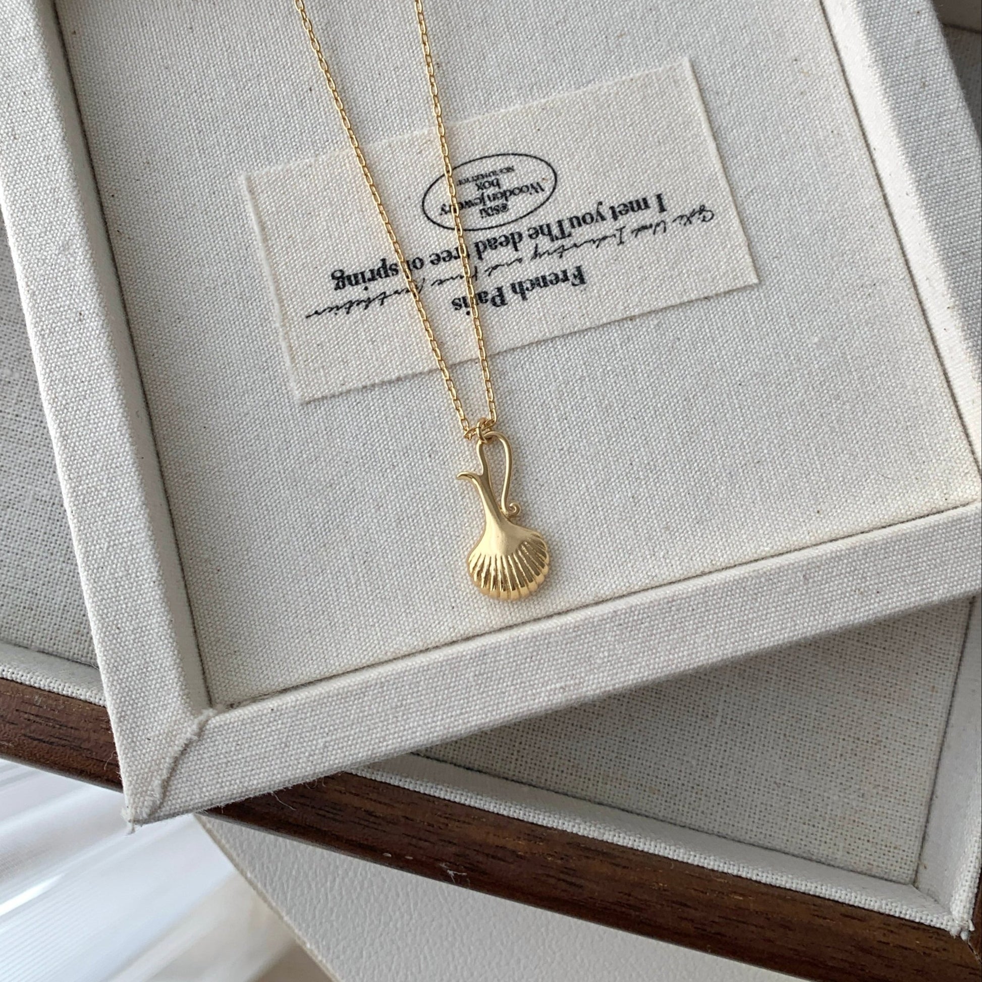 Vintage Vase Necklace - Gold Plated - Abbott Atelier