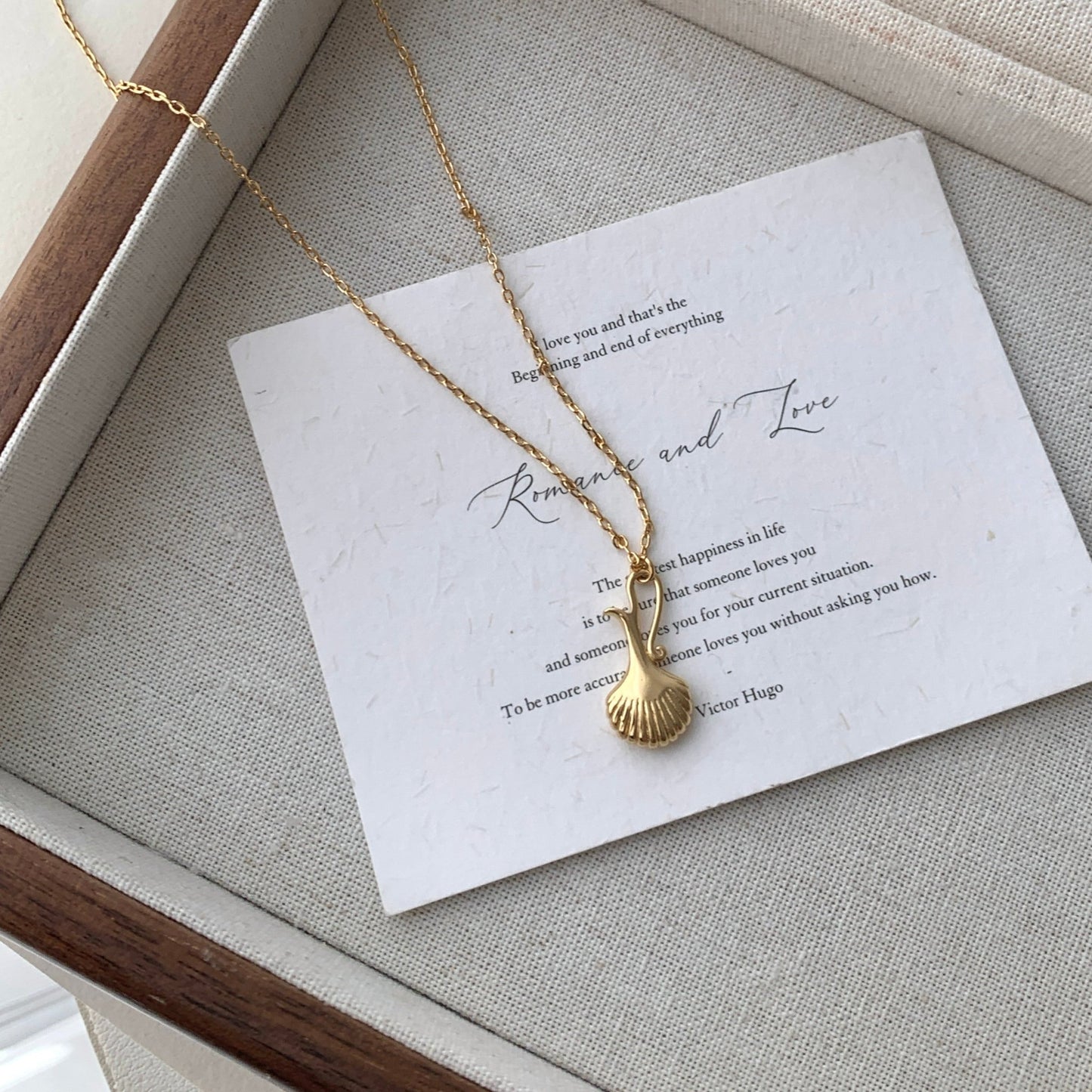 Vintage Vase Necklace - Gold Plated - Abbott Atelier