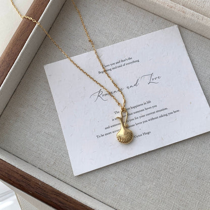 Vintage Vase Necklace - Gold Plated - Abbott Atelier