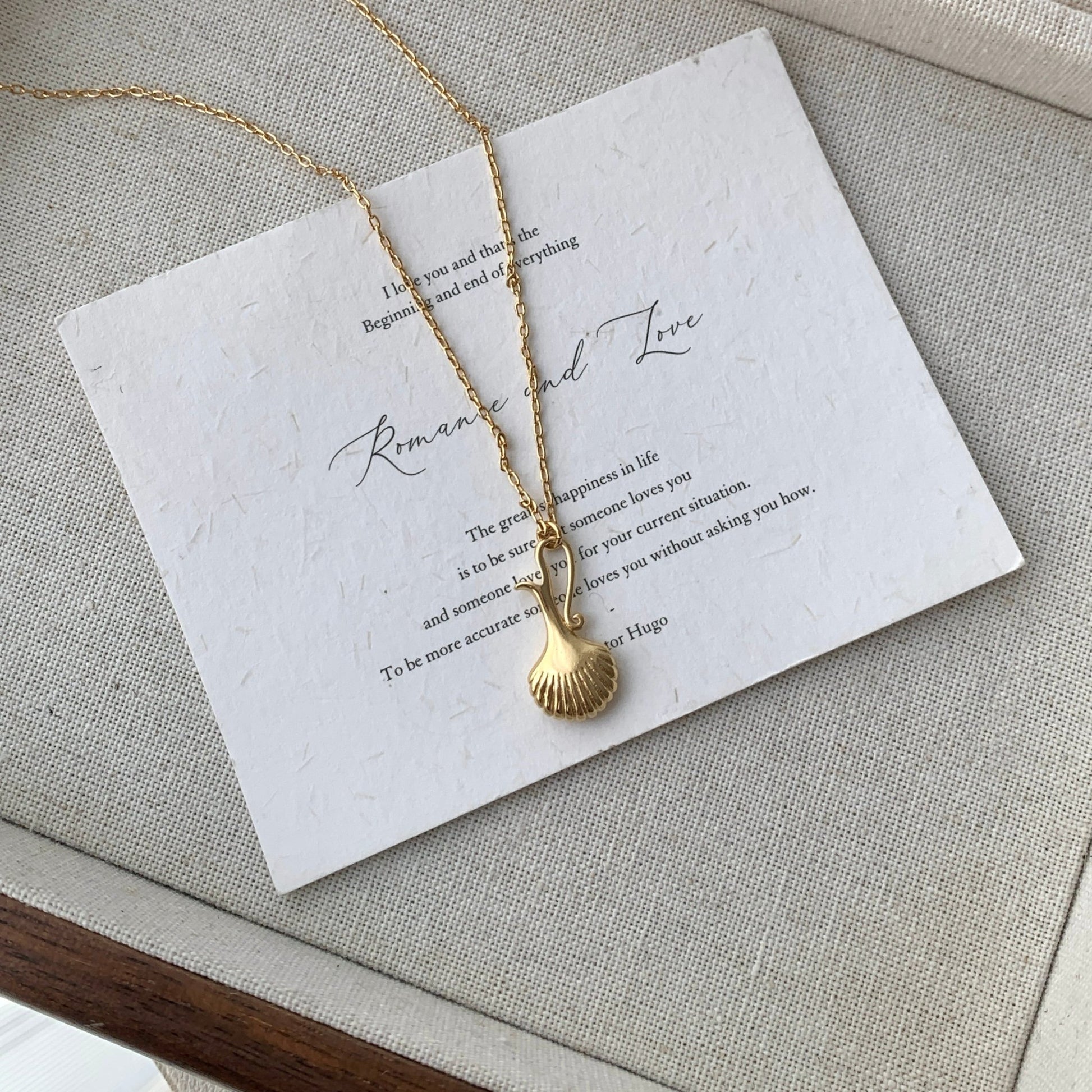 Vintage Vase Necklace - Gold Plated - Abbott Atelier
