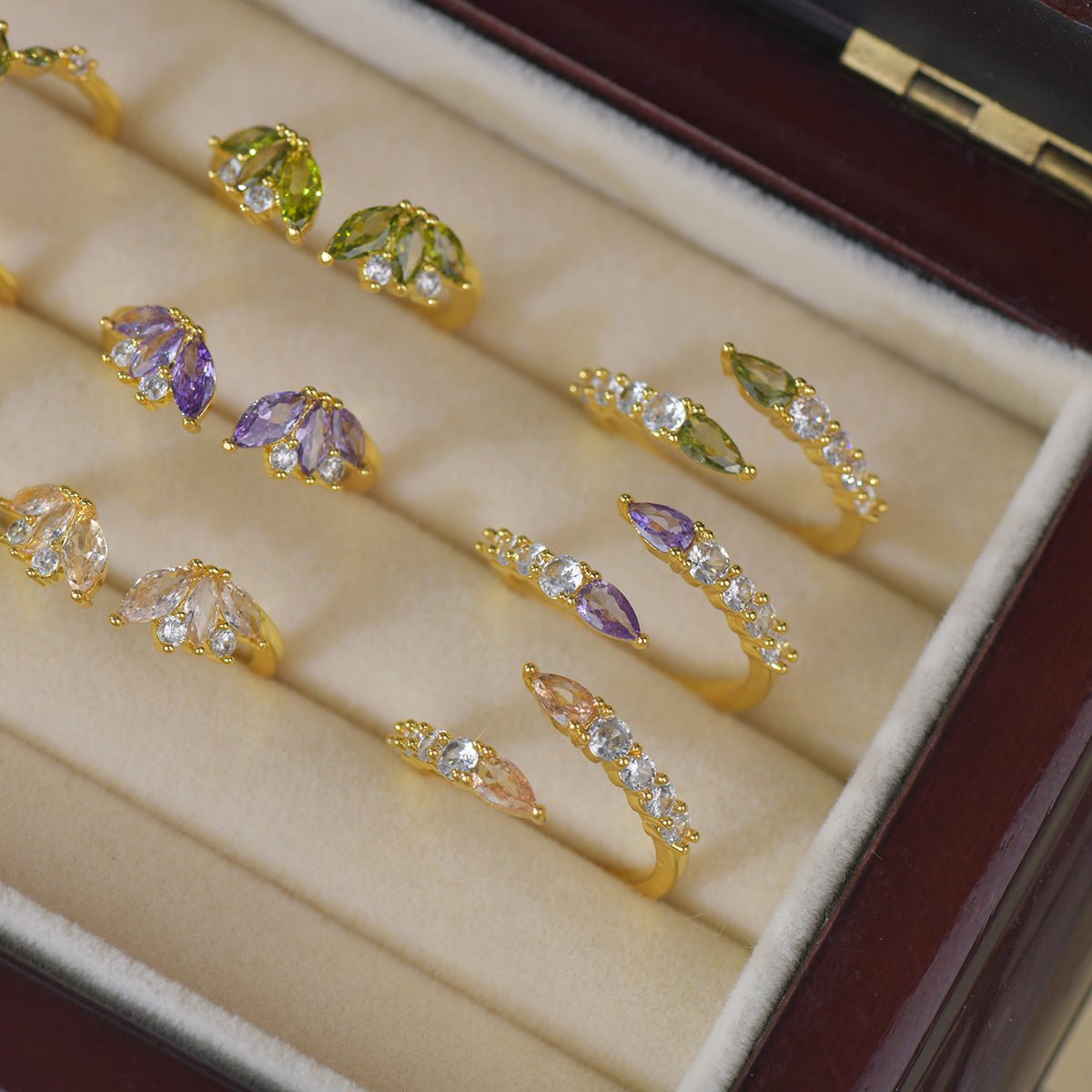 Violet Bypass Ring - Gold-Plated - Abbott Atelier