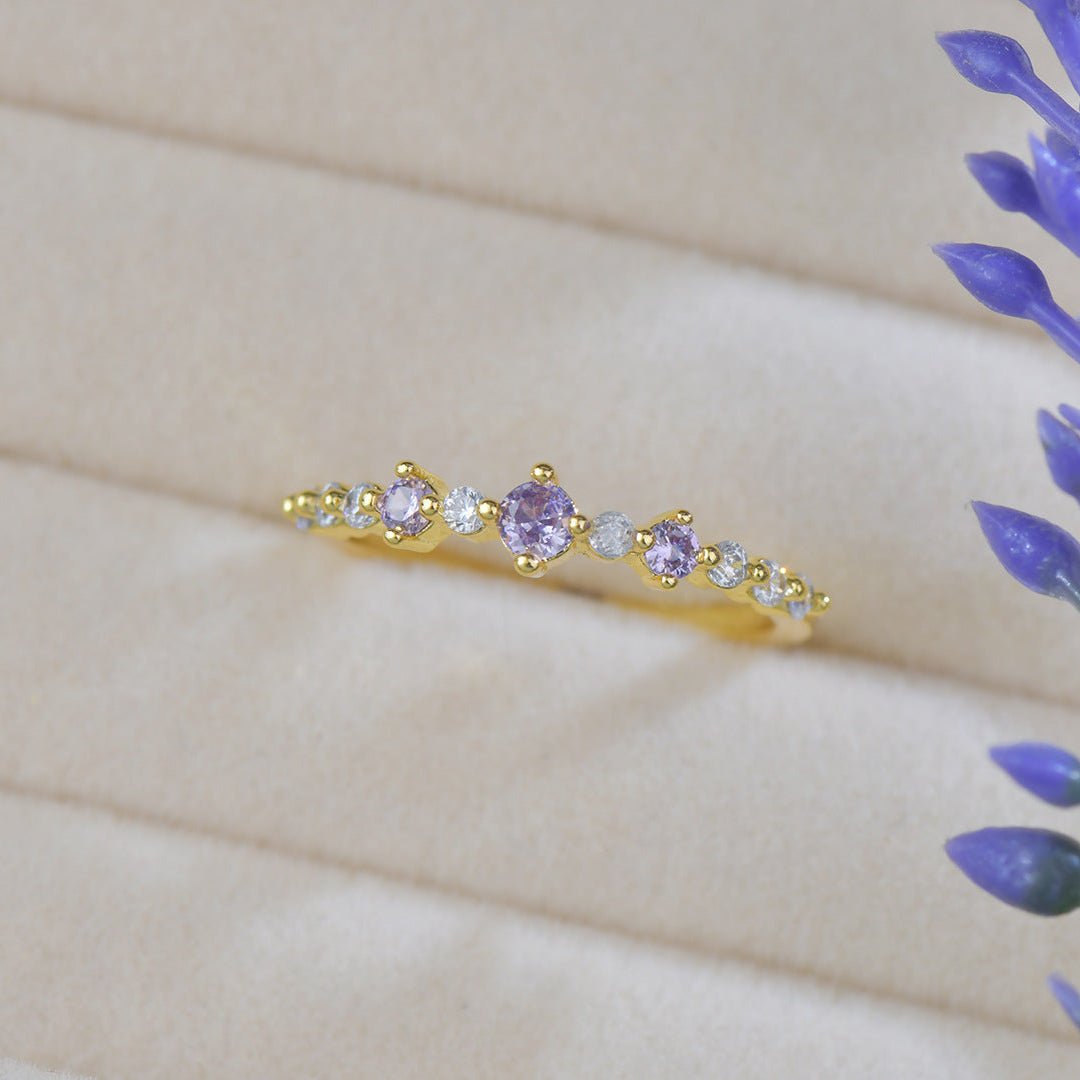 Violet Cadence Ring - Gold-Plated - Abbott Atelier