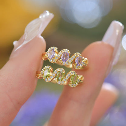 Violet Cécile Ring - Gold - Plated - Abbott Atelier