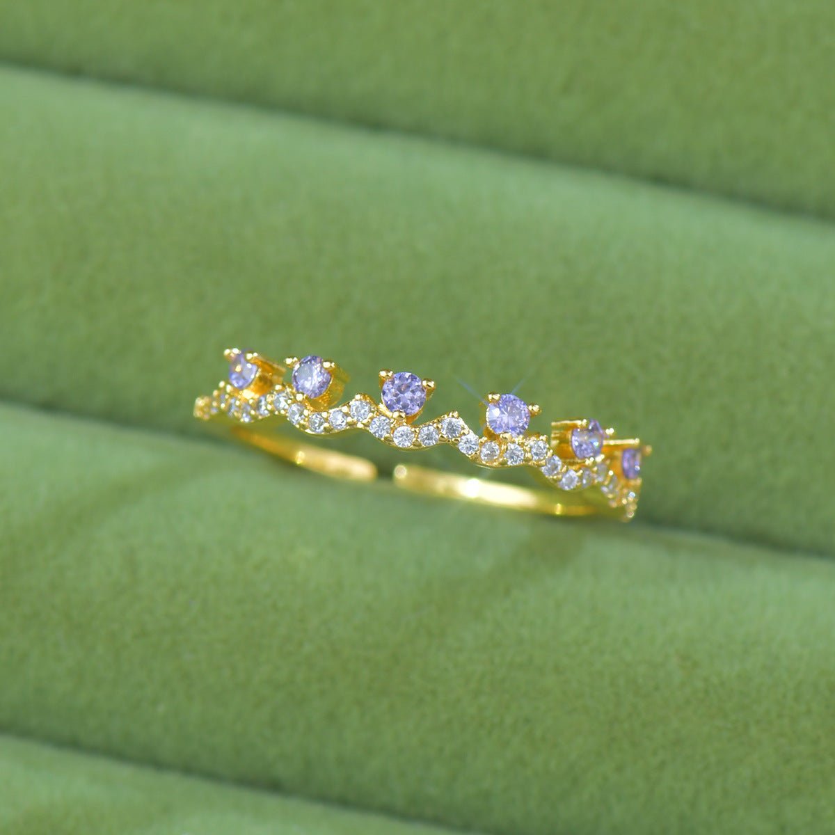 Violet Circlet Ring - Gold-Plated - Abbott Atelier