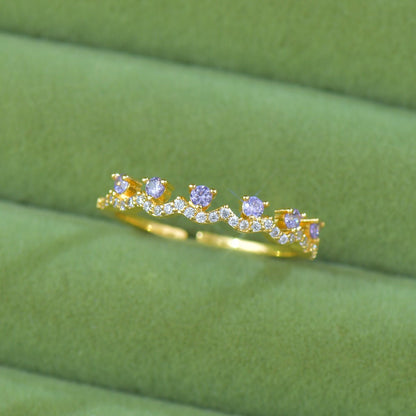 Violet Circlet Ring - Gold-Plated - Abbott Atelier