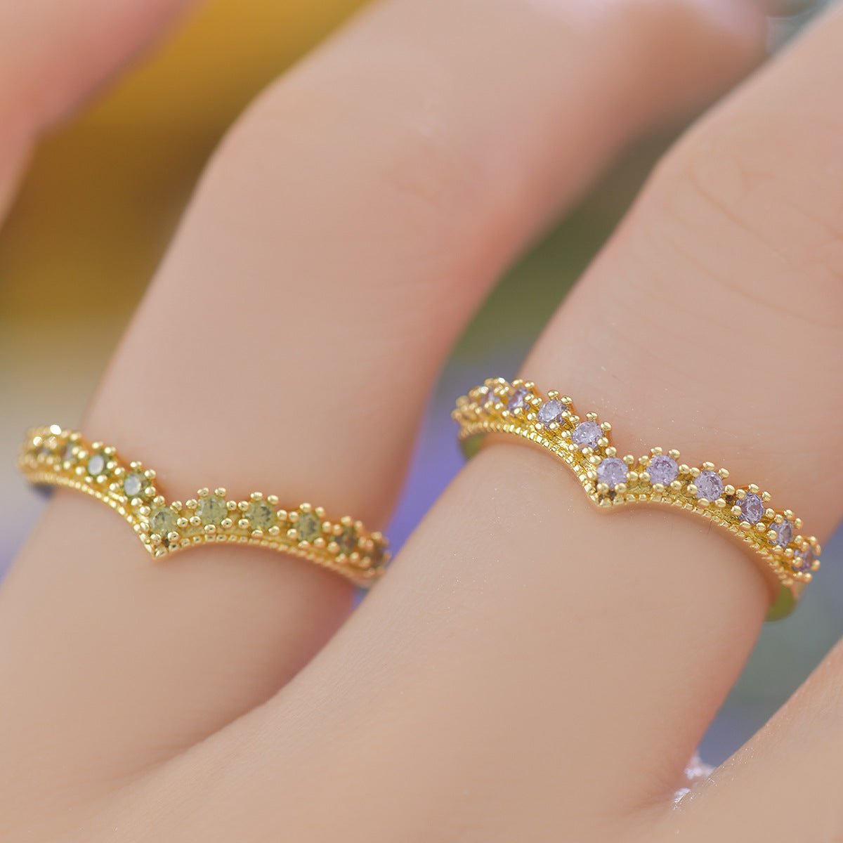 Violet Claudine Ring - Gold - Plated - Abbott Atelier