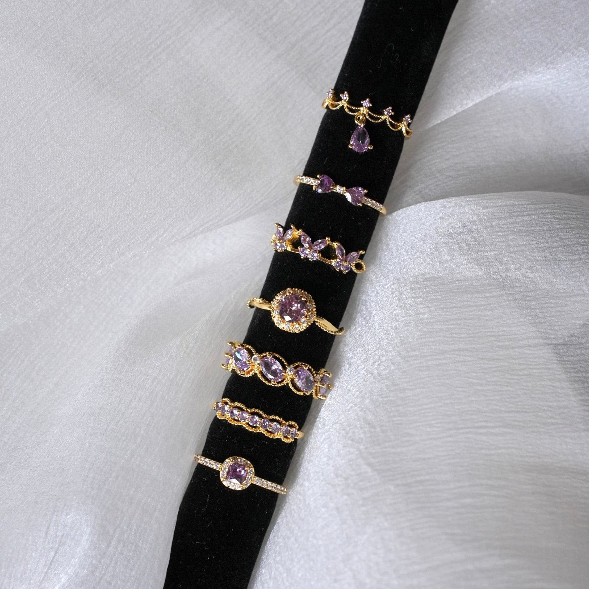 Violet Coronette Ring - Gold-Plated - Abbott Atelier