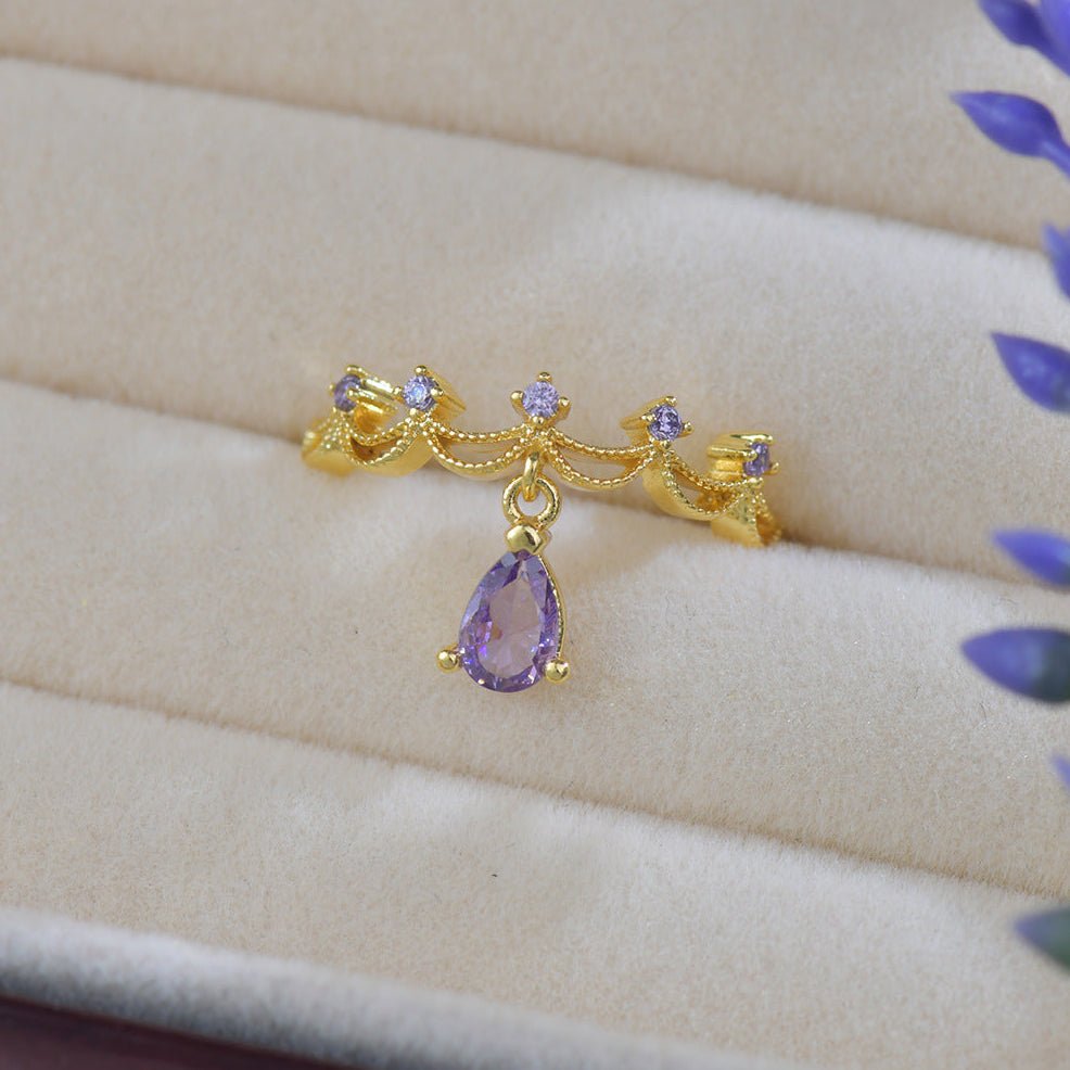 Violet Coronette Ring - Gold-Plated - Abbott Atelier