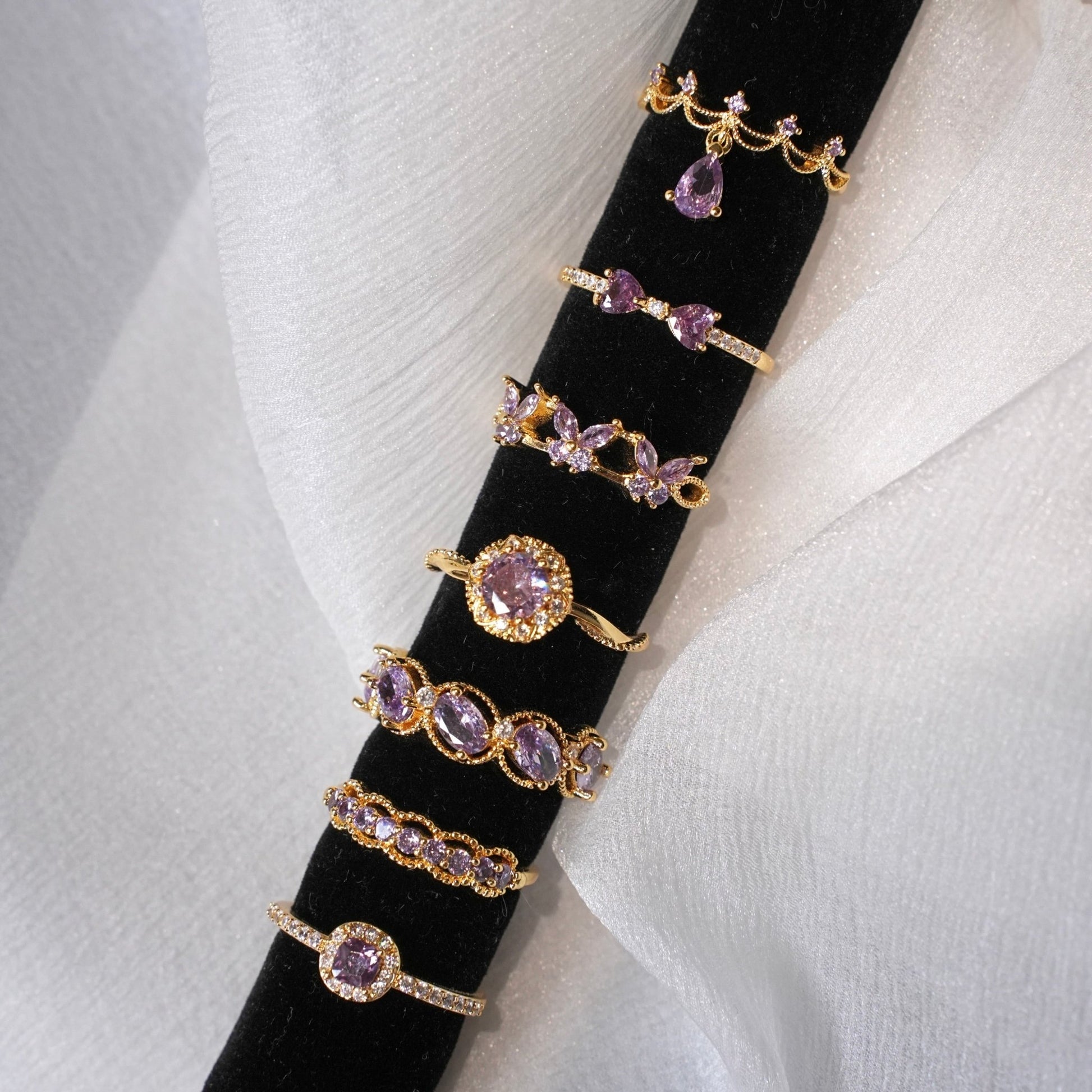Violet Coronette Ring - Gold-Plated - Abbott Atelier