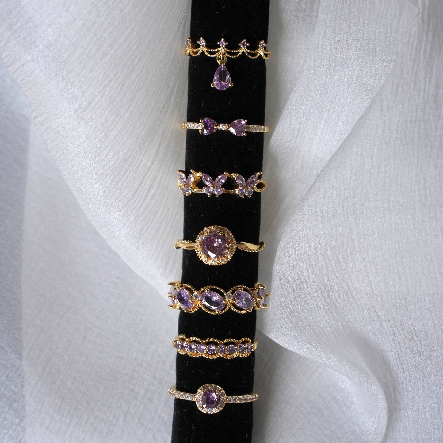 Violet Coronette Ring - Gold-Plated - Abbott Atelier