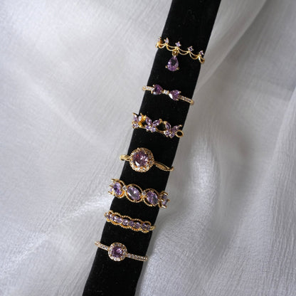 Violet Coronette Ring - Gold-Plated - Abbott Atelier