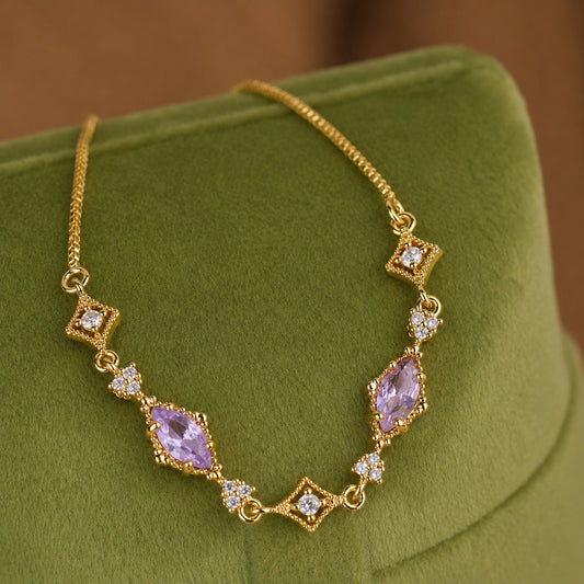 Violet Lattice Bracelet - Gold Plated - Abbott Atelier