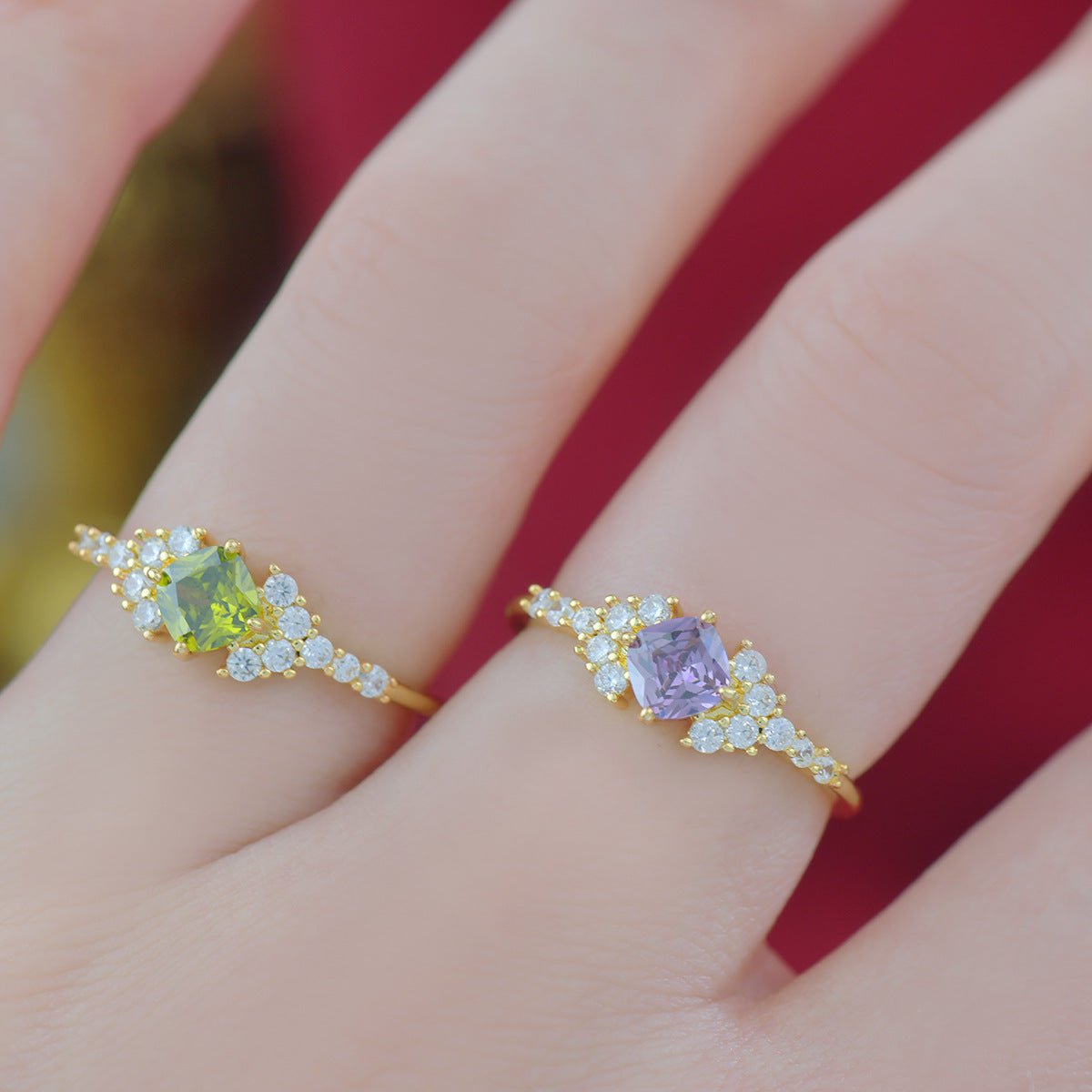 Violet Reliquary Ring - Gold - Plated - Abbott Atelier