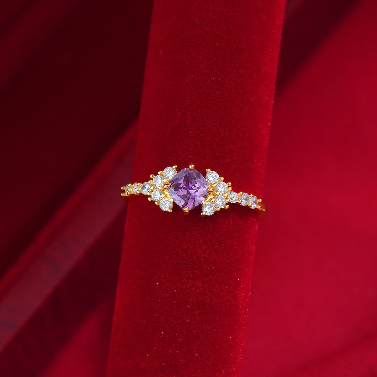 Violet Reliquary Ring - Gold - Plated - Abbott Atelier