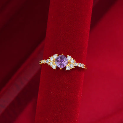 Violet Reliquary Ring - Gold - Plated - Abbott Atelier