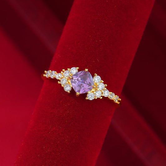 Violet Reliquary Ring - Gold - Plated - Abbott Atelier